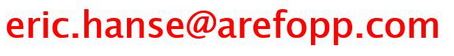 E-mail: eric.hanse@arefopp.com